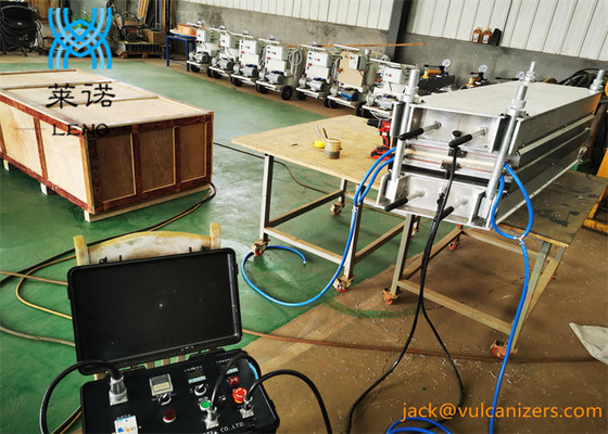 Used Tire Forming Vulcanizer Conveyor Belt Vulcanizing Machine with Heating Platen Size 200×700mm